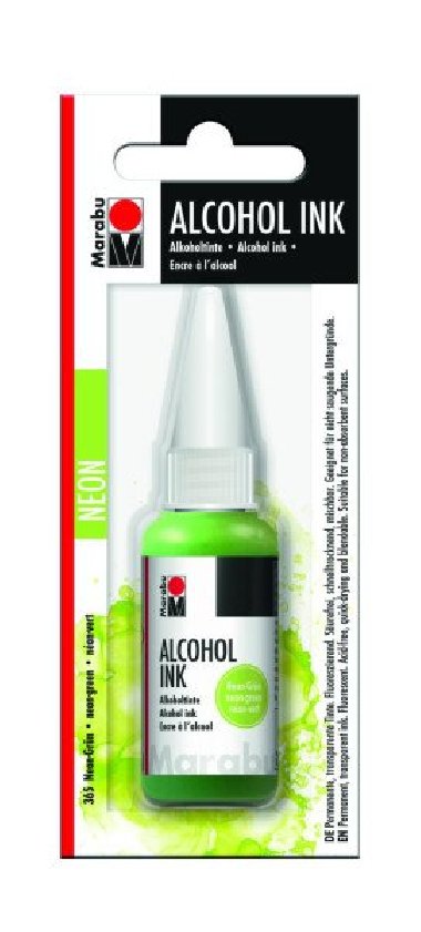 Marabu Alkoholový inkoust - Neonově zelený 20 ml - neuveden