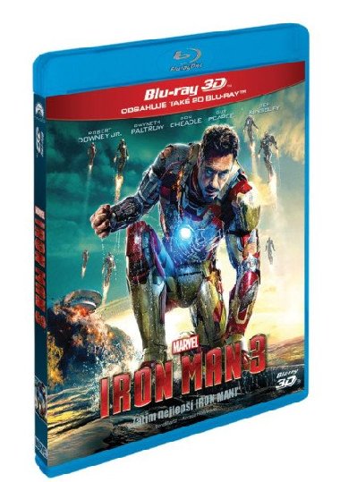 Iron Man 3. 2 Blu-ray (3D+2D) - neuveden
