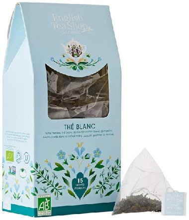 English Tea Shop Pyramidové čaje Bílý čaj bio, 15 pyramidek - neuveden