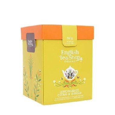 English Tea Shop Čaj sypaný Citronová tráva zázvor citrus sypaný bio, 80g - neuveden