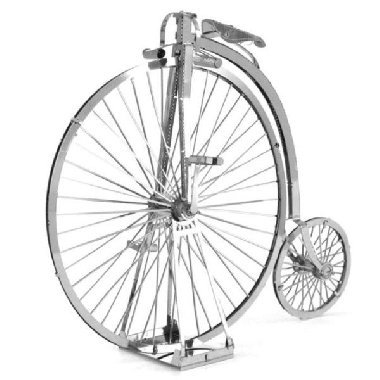 Metal Earth 3D kovový model Highwheel Bicycle/Velocipéd - neuveden