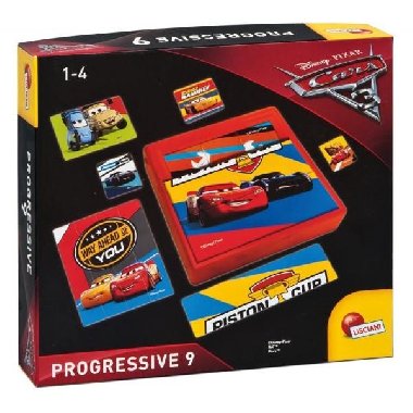 Cars 3 Progressive 9 - postupně se zvětšující puzzle - neuveden