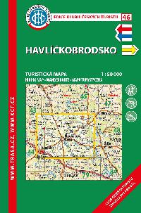Havlíčkobrodsko - mapa KČT 1:50 000 číslo 46 - 6. vydání 2020 - Klub Českých Turistů