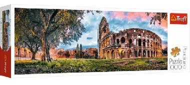 Panoramatické Puzzle: Koloseum za úsvitu 1000 dílků - neuveden