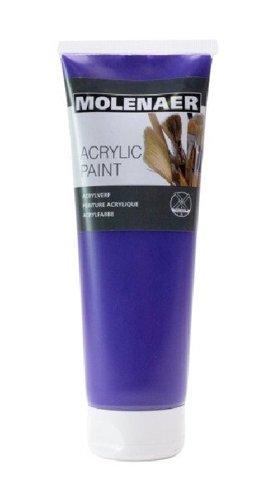 Molenaer akrylová barva 250 ml - fialová - neuveden