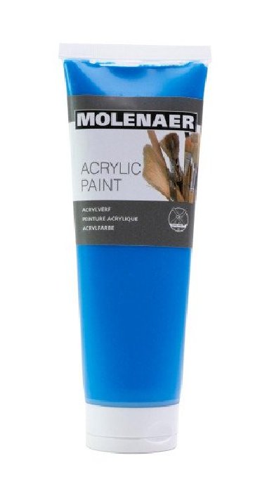 Molenaer akrylová barva 250 ml - modrá - neuveden