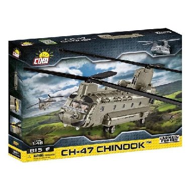 Stavebnice COBI Armed Forces CH-47 Chinook, 1:48, 815 kostek - neuveden