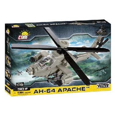 Stavebnice COBI Armed Forces AH-64 Apache, 1:48, 510 kostek - neuveden