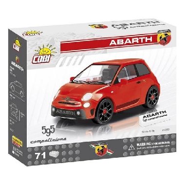 Stavebnice COBI Fiat Abarth 595, 1:35, 71 kostek - neuveden
