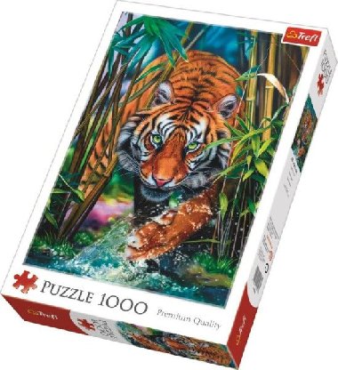 Puzzle Plížící se tygr, 1000 dílků - neuveden