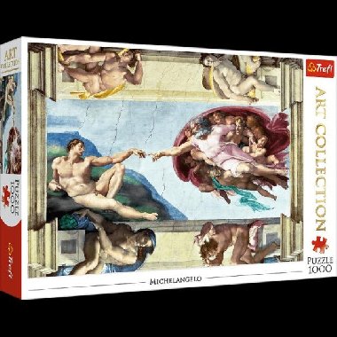 Puzzle Michelangelo / Stvoření Adama, 1000 dílků - neuveden
