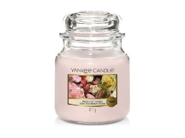 YANKEE CANDLE Fresh Cut Roses svíčka 411g - neuveden