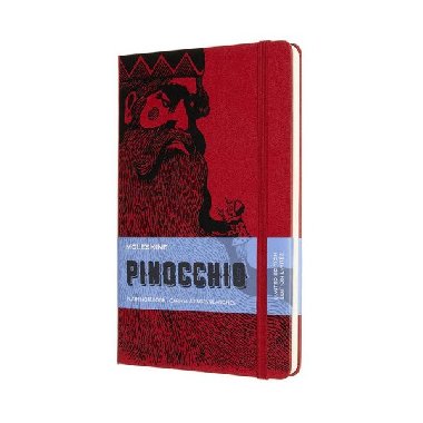 Moleskine Pinocchio zápisník Mangiafoco L, čistý - neuveden