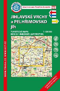 Jihlavské vrchy a Pelhřimovsko jih - mapa KČT 1:50 000 číslo 77 - 6. vydání 2021 - Klub Českých Turistů