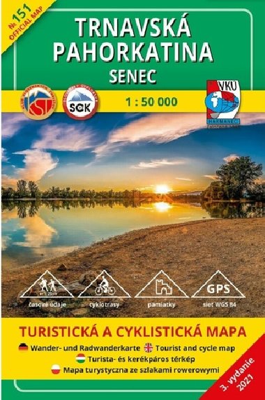 TM 151 Trnavská pahorkatina - Senec 1:50 000