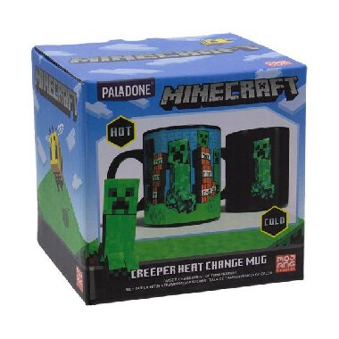Měnící hrnek Minecraft Creeper 300 ml - neuveden