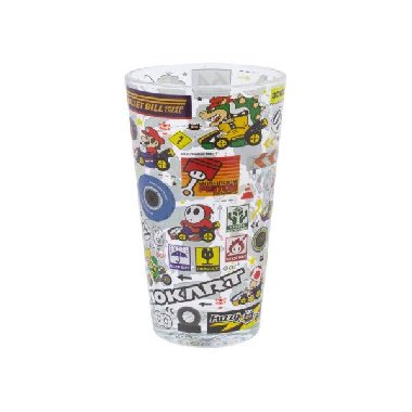 Sklenice Super Mario - Mario Kart 400 ml - neuveden