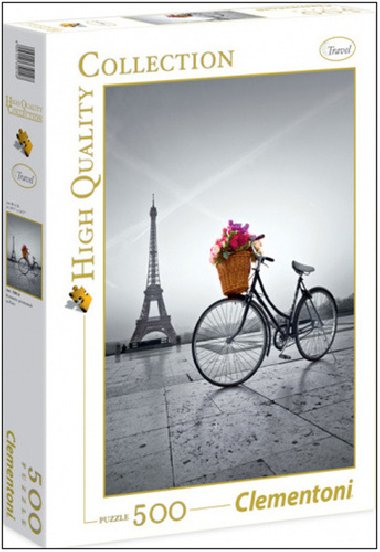 Clementoni Puzzle - Romantická procházka Paříží, 500 dílků - neuveden