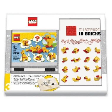 LEGO Stationery Classic Kachny - zápisník s perem a stavebnicí - neuveden
