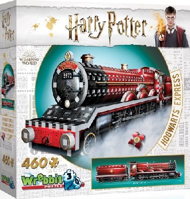 Harry Potter: Puzzle Wrebbit 3D - Bradavický express / 460 dílků - neuveden
