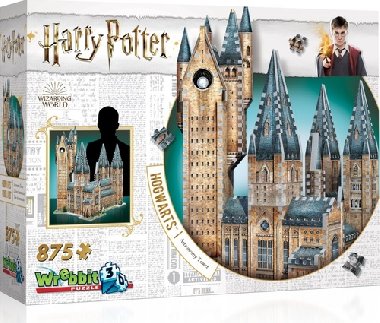 Harry Potter: Puzzle Wrebbit 3D - Bradavice astronomická vež / 895 dílků - neuveden