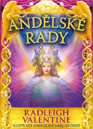 Andělské rady - Kniha a 44 karet - Radleigh Valentine