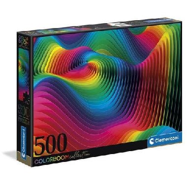 Clementoni Puzzle Color Boom - Vlny 500 dílků - neuveden