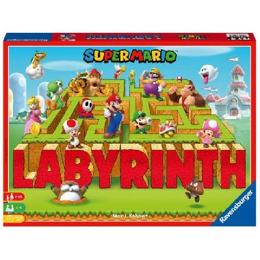 Ravensburger Labyrinth Super Mario - společenská hra - neuveden