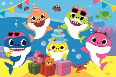 Puzzle: Baby Shark - Oslava / 24 dílků MAXI - neuveden