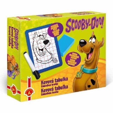 Scooby-Doo! - Kovová tabulka / Edukativní hračka - neuveden