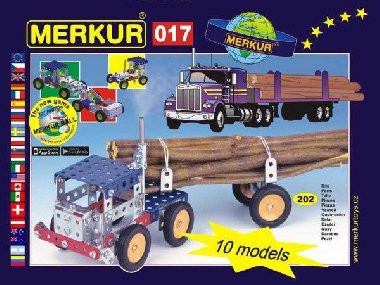 Merkur 017 Kamión 202 dílů, 10 modelů - Merkur
