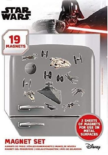 Sada magnetek Star Wars 19 ks - neuveden