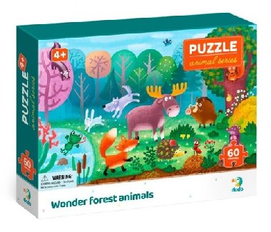 Dodo Puzzle biomy - Zázračná lesní zvířata 60 dílků - neuveden