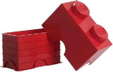 Úložný box LEGO 2 - červený - neuveden