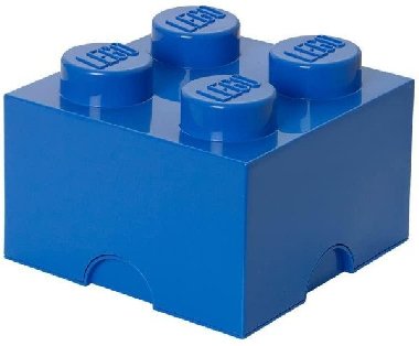 Úložný box LEGO 4 - modrý - neuveden