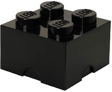 Úložný box LEGO 4 - černý - neuveden