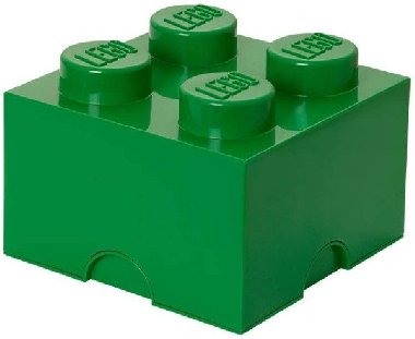 Úložný box LEGO 4 - tmavě zelený - neuveden