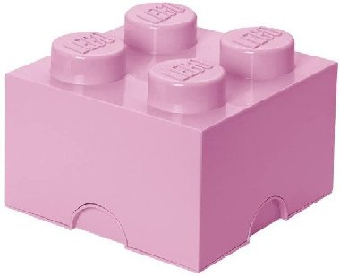 Úložný box LEGO 4 - světle růžový - neuveden