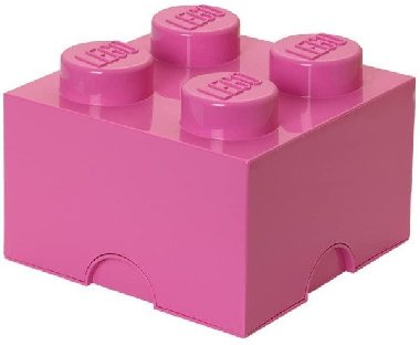 Úložný box LEGO 4 - růžový - neuveden