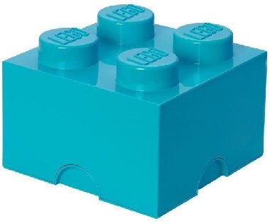 Úložný box LEGO 4 - azurový - neuveden