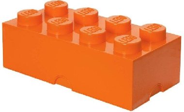 Úložný box LEGO 8 - oranžový - neuveden