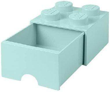 Úložný box LEGO s šuplíkem 4 - aqua - neuveden