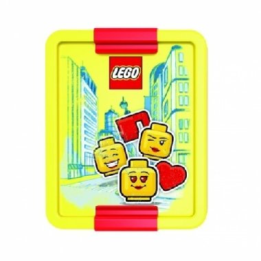 Box na svačinu LEGO ICONIC Girl - žlutá/červená - Lego