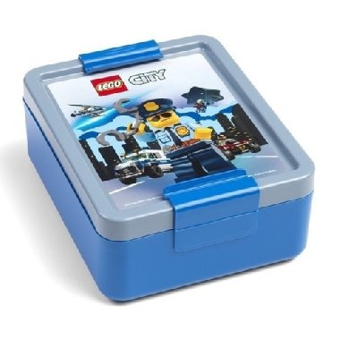 Box na svačinu LEGO City - modrá - Lego