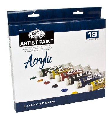 Akrylové barvy Royal & Langnicke ARTIST 18x21 ml - neuveden