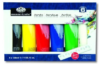 Akrylové barvy Royal & Langnicke ARTIST 6x120 ml - neuveden