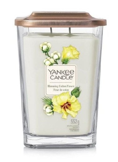 YANKEE CANDLE Bloming Cotton Flower svíčka 553g / 2knoty - neuveden