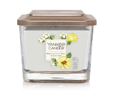 YANKEE CANDLE Bloming Cotton Flower svíčka 347g / 3knoty - neuveden