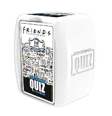 TOP TRUMPS QUIZ Friends CZ (Přátelé) - kvízová karetní hra - neuveden