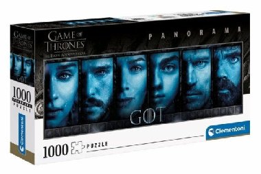 Clementoni Puzzle Panorama - Game of Thrones 1000 dílků - neuveden